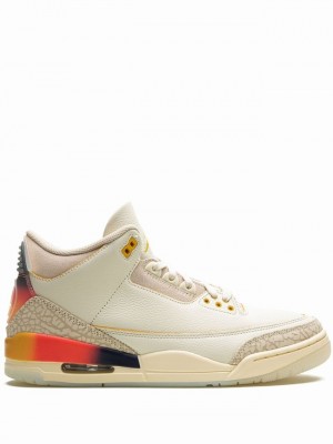 Nike SP J Balvin Men's Air Jordan 3 Beige | SZTJOWP-16