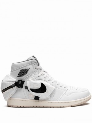 Nike Utility Men's Air Jordan 1 White | NAQLJOC-21