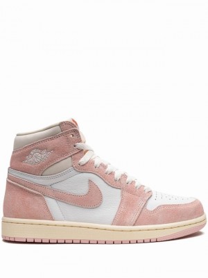 Nike Washed Women's Air Jordan 1 Pink | EGOXIJW-16