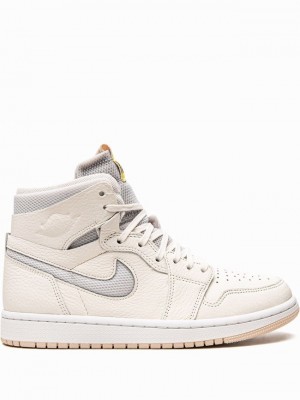 Nike Zoom Air CMFT Women's Air Jordan 1 White | BMNGDWA-52