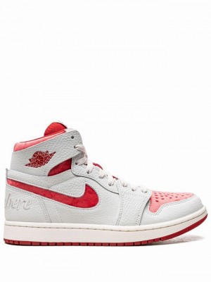 Nike Zoom CMFT 2 Valentine's Day Women's Air Jordan 1 White / Pink | UPHWVXQ-60