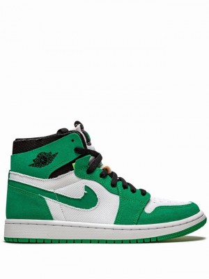 Nike Zoom Comfort Stadium Men's Air Jordan 1 White / Green | VXSPWYN-24