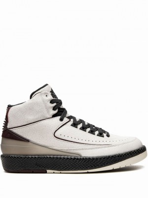 Nike x A Ma Maniere Airness Men's Air Jordan 2 White | HCKBTUX-16