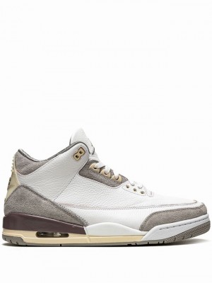 Nike x A Ma Maniere Retro SP Women's Air Jordan 3 White / Grey | LDFXCWV-09