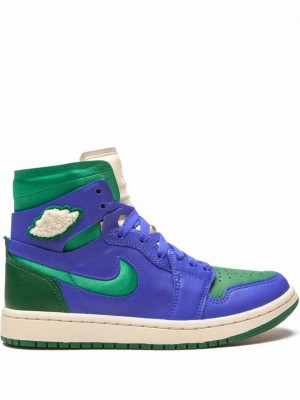 Nike x Aleali May Zoom CMFT Califia Women's Air Jordan 1 Blue / Green / White | JKXUHDM-21