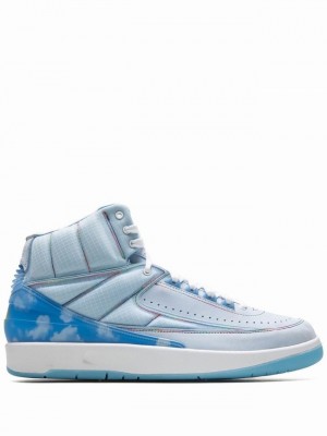 Nike x J Balvin Air Jordan 2 Women's Air Jordan 2 Blue / White | XGOPHYR-08