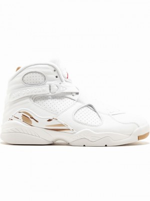 Nike x OVO Retro Women's Air Jordan 8 White | IZAQSPW-75