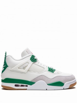 Nike x SB Men's Air Jordan 4 White / Green | KASEOBF-70