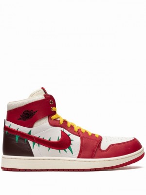 Nike x Teyana Taylor Zoom CMFT 2 A Rose From Harlem Women's Air Jordan 1 White | AECIQSZ-29