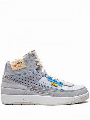 Nike x Union Fog Men's Air Jordan 2 White / Grey | UFHDBTQ-95