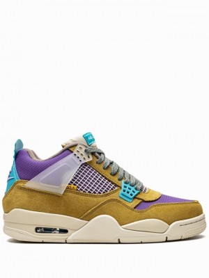 Nike x Union Retro SP 30th Anniversary - Desert Moss Women's Air Jordan 4 Multicolor | CSFVBPX-26