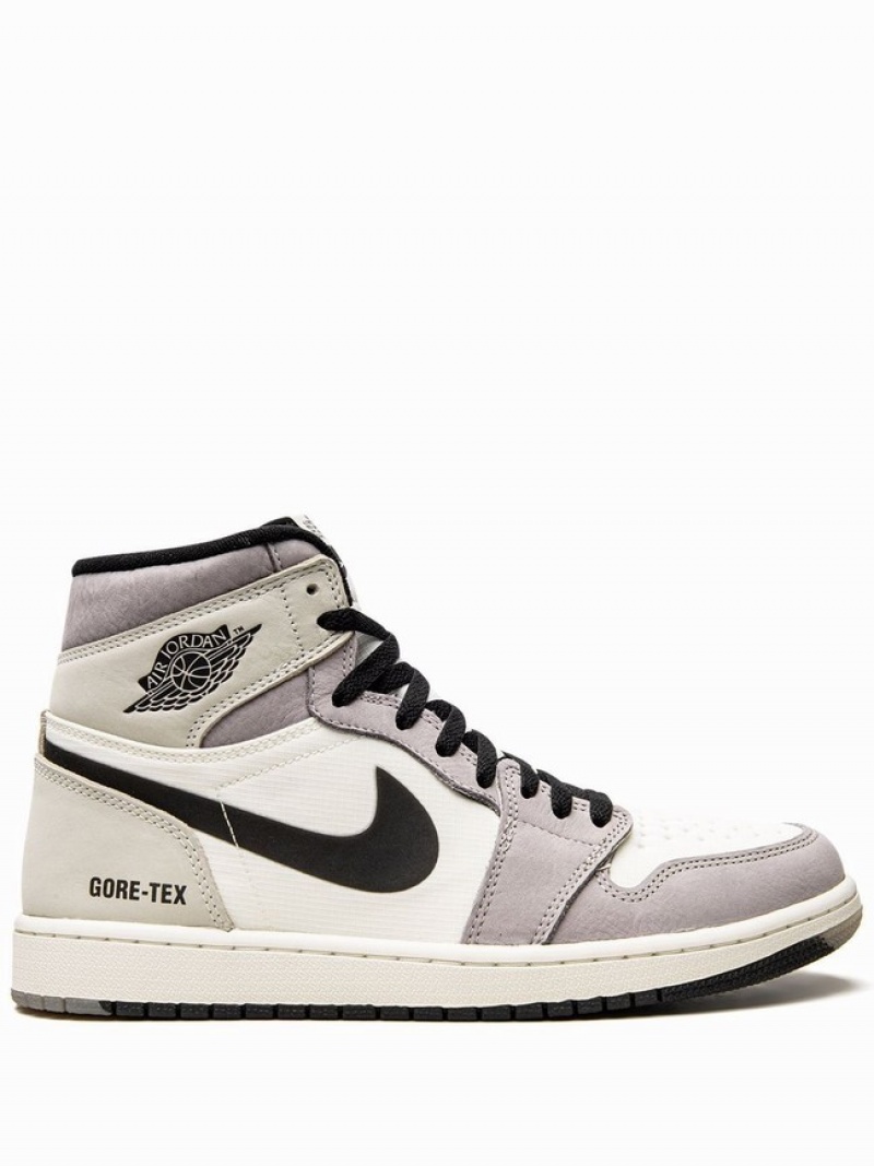 Nike Element Gore-Tex - Sail Men\'s Air Jordan 1 White / Grey | YNZFJUC-65