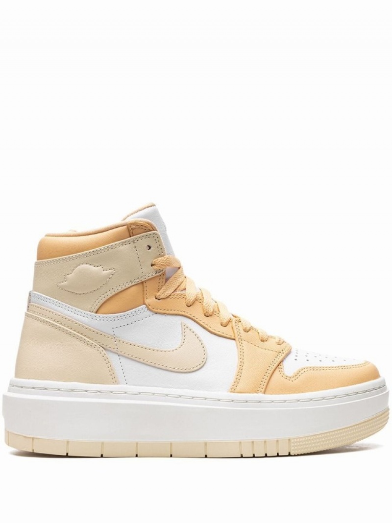 Nike Elevate High Celestial Gold Women\'s Air Jordan 1 Gold | XFZAUPC-02