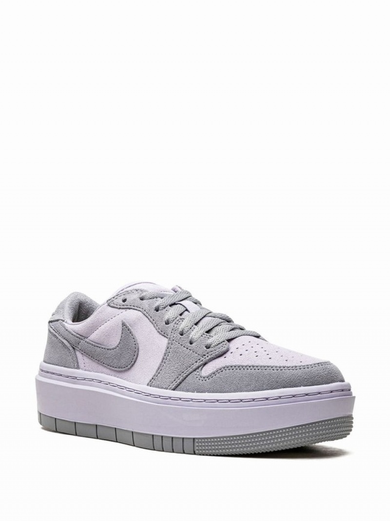 Nike Elevate Low Stealth/Titanium Women's Air Jordan 1 Titanium | TSDZUAG-58