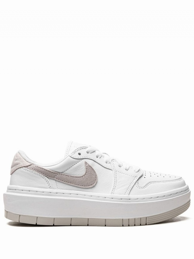 Nike Elevate Low Women\'s Air Jordan 1 White | PJFHQEK-07