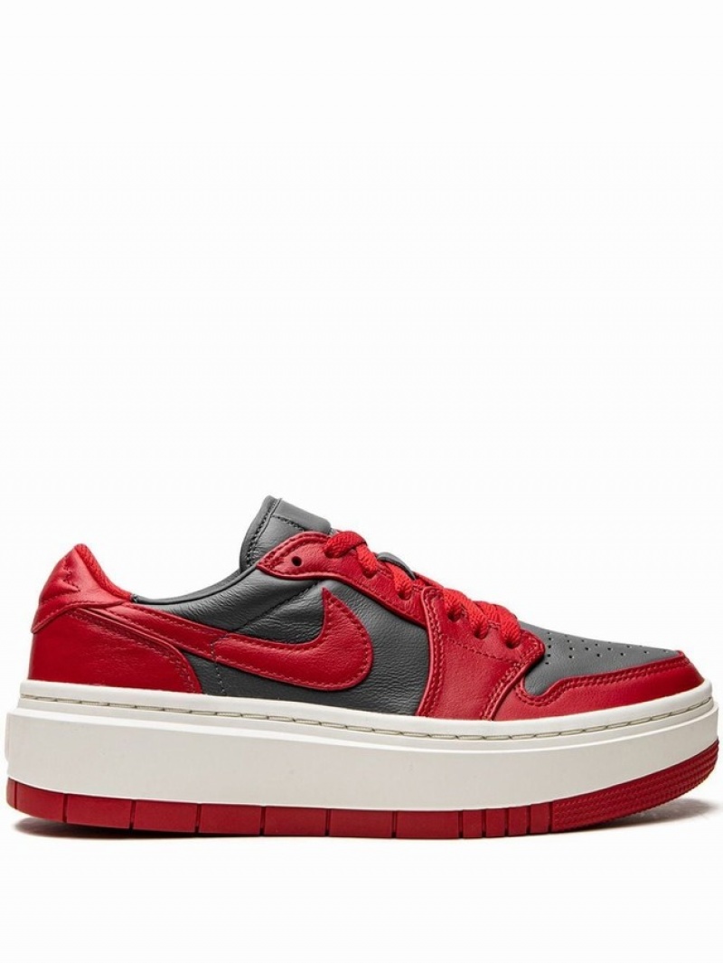 Nike Elevate Women\'s Air Jordan 1 Red / Black | QHGFUJE-48