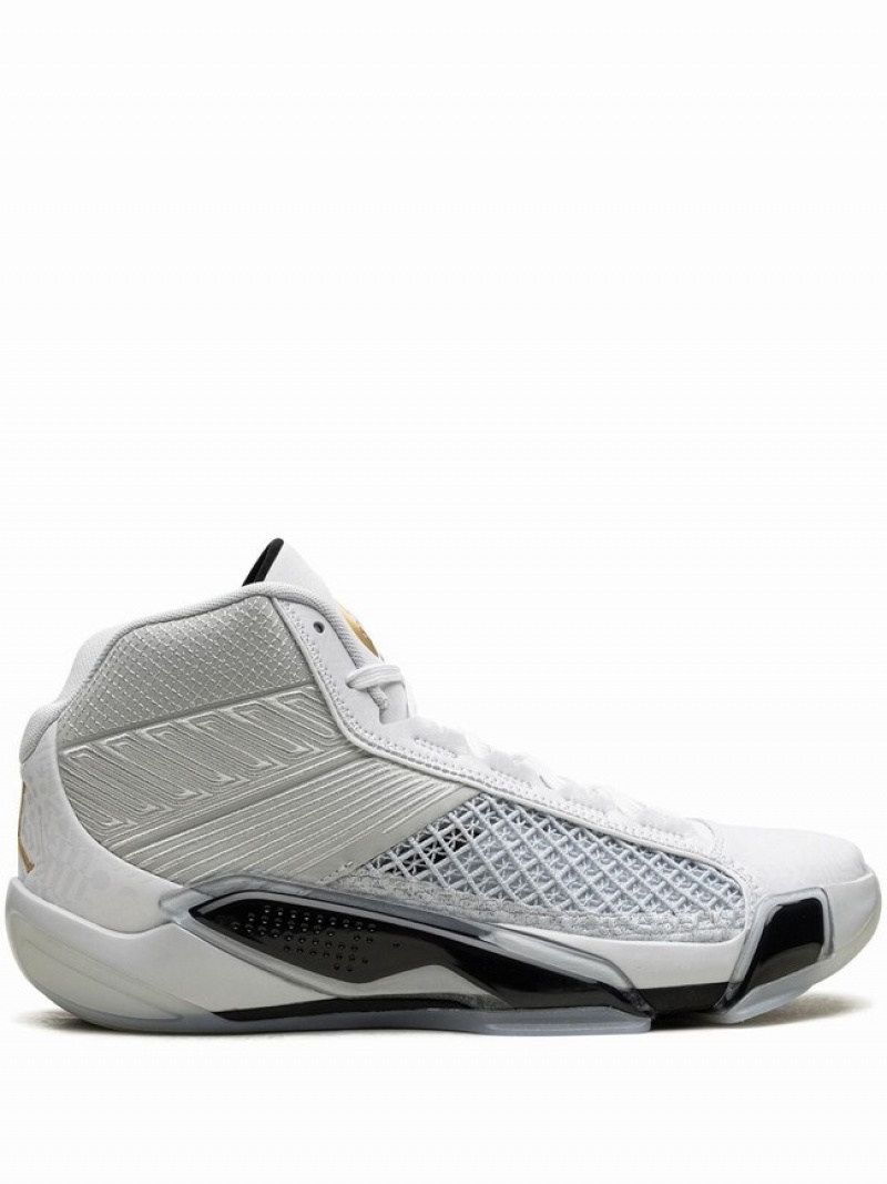 Nike Fiba Men\'s Air Jordan 38 White | PWIRXNJ-57