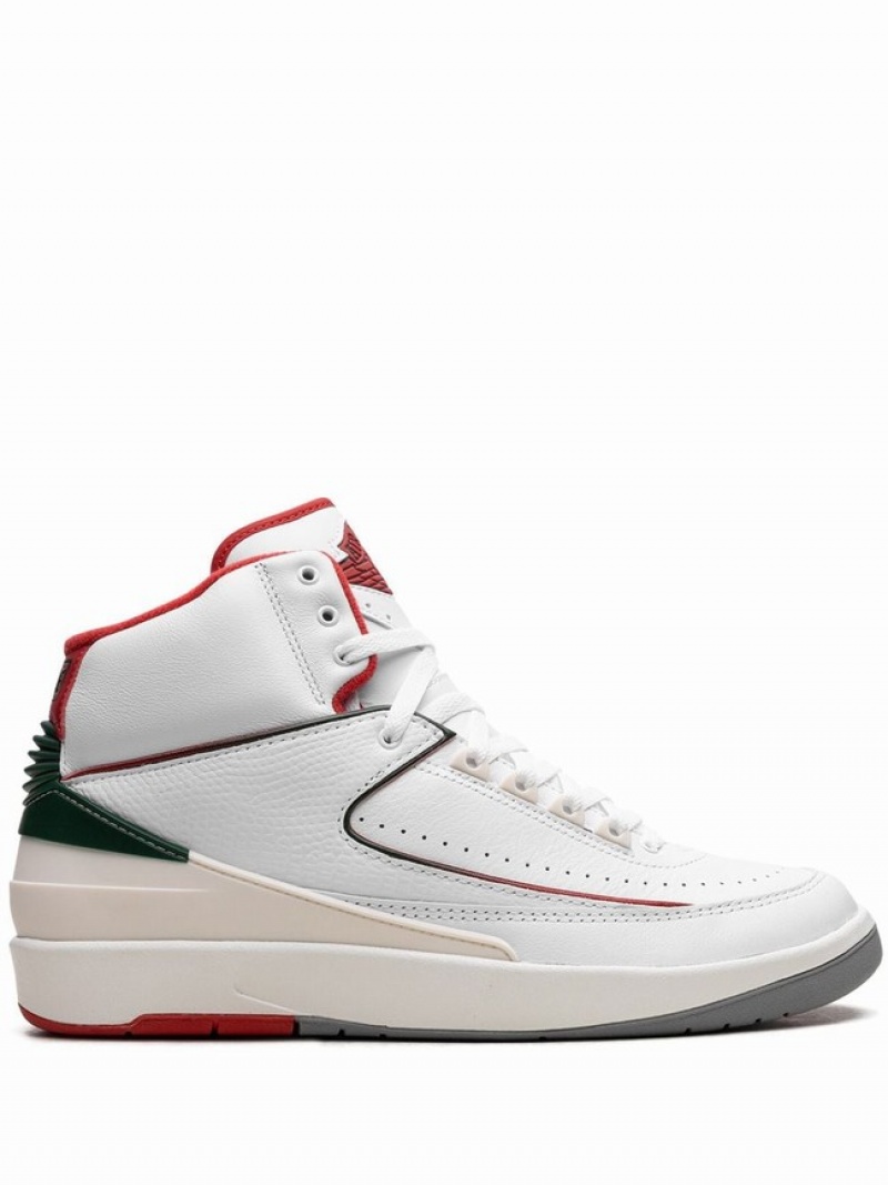 Nike Fire Men\'s Air Jordan 2 White | ANPIMJH-32