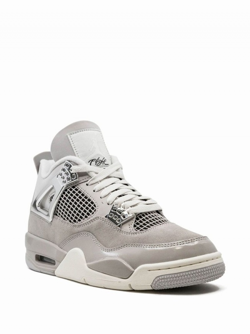 Nike Frozen Moments Women's Air Jordan 4 Grey | RZNGEQO-19