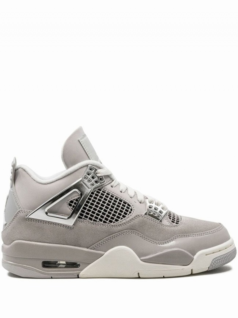 Nike Frozen Moments Women\'s Air Jordan 4 Grey | RZNGEQO-19