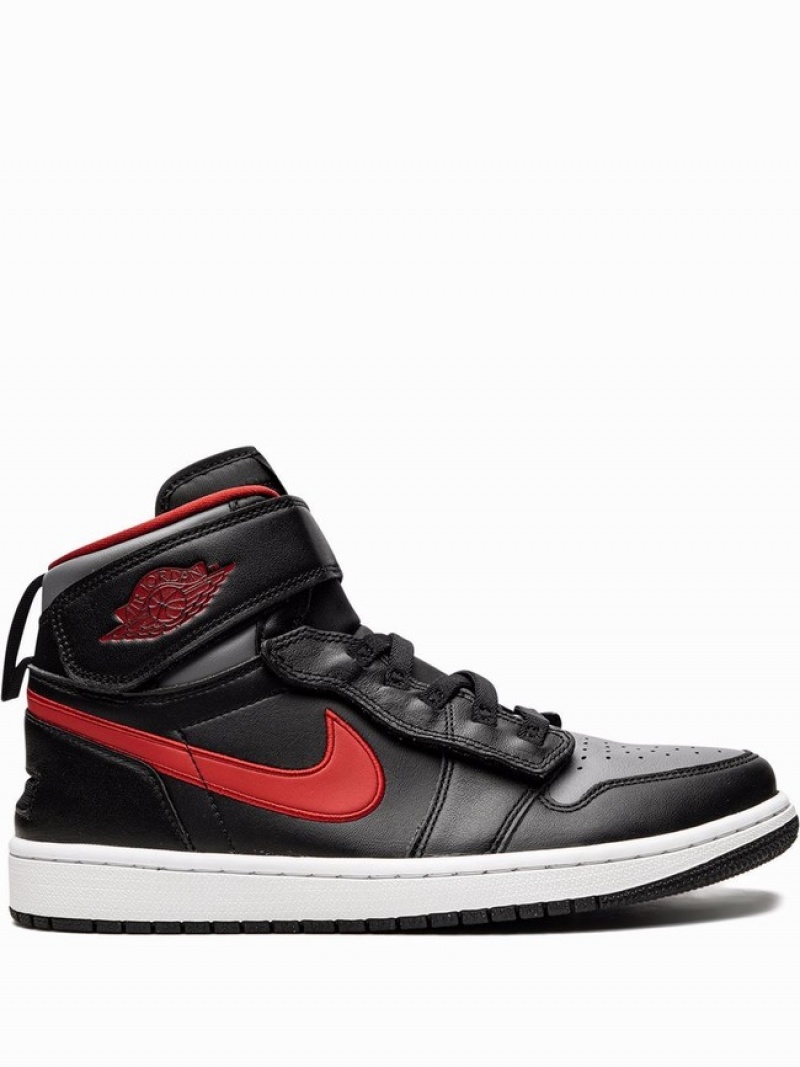 Nike Hi Flyease Men\'s Air Jordan 1 Black / Red | JGLVCNH-17