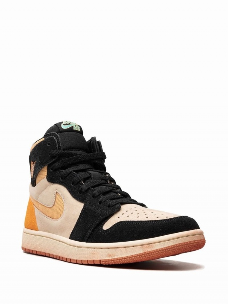 Nike High Zoom Air CMFT 2 Muslin/Vivid Men's Air Jordan 1 Black / Orange | WFGADOU-58