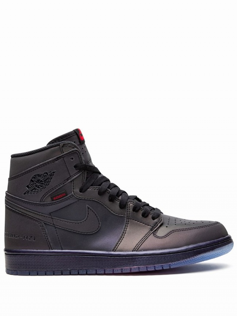 Nike High Zoom Fearless Men\'s Air Jordan 1 Black | UTHFKSP-45