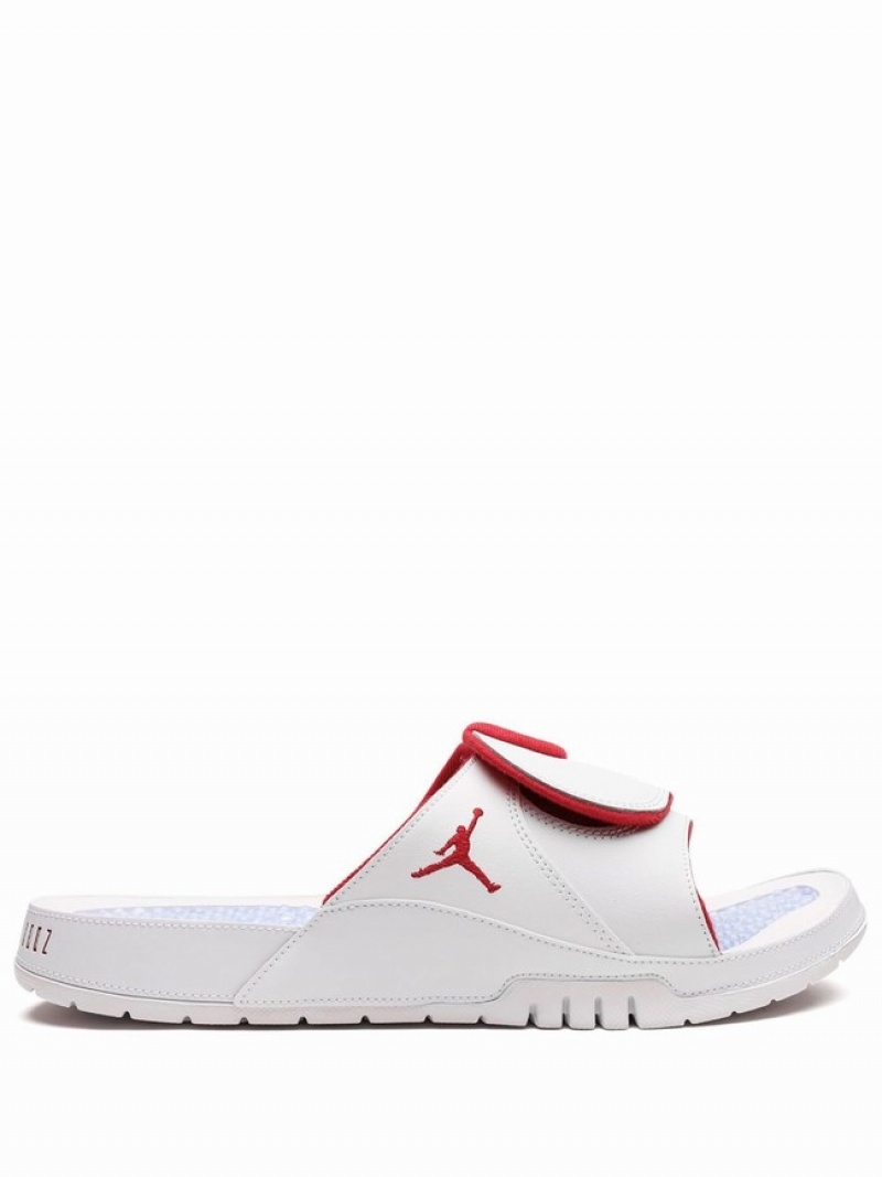 Nike Hydro XI Retro Cherry Men\'s Air Jordan Hydro White / Red | FQJPWHC-10