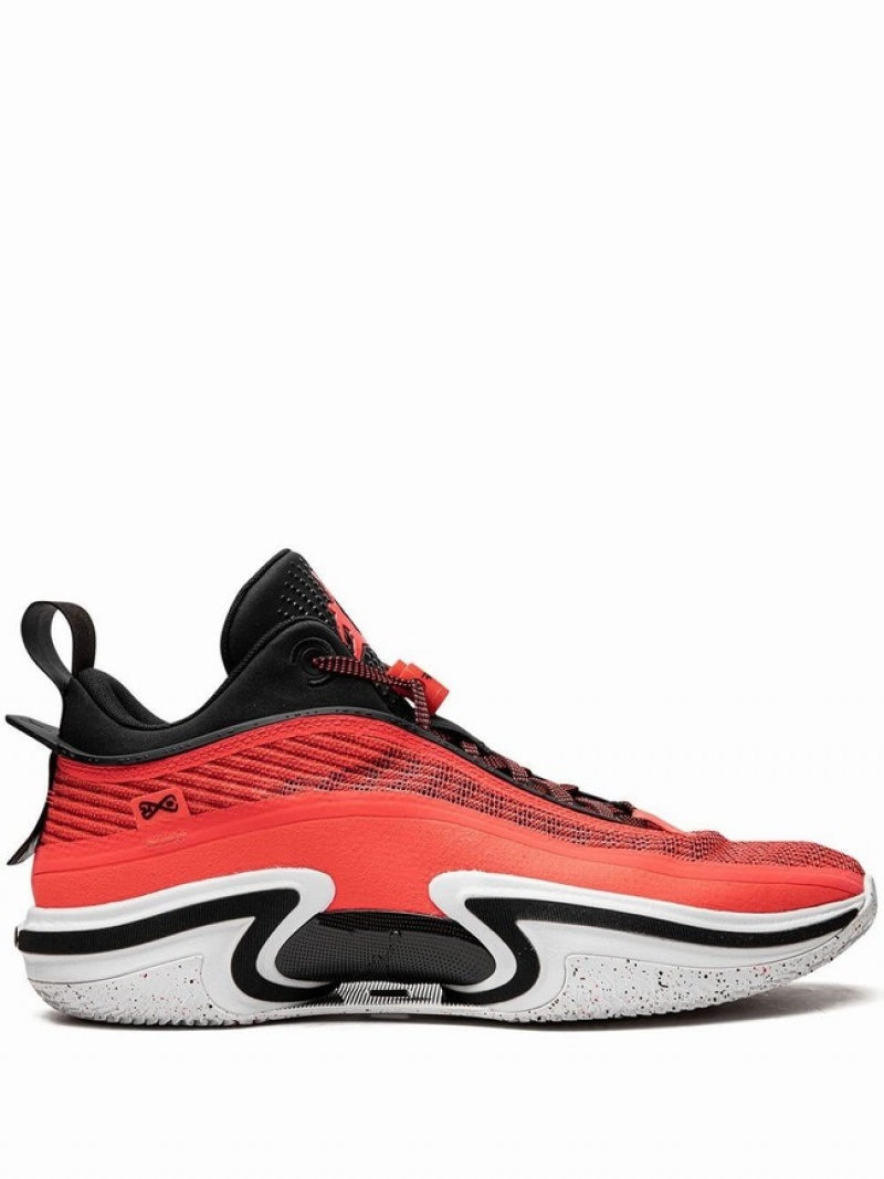 Nike Infrared Men\'s Air Jordan 36 Pink / White | YQODNHR-79