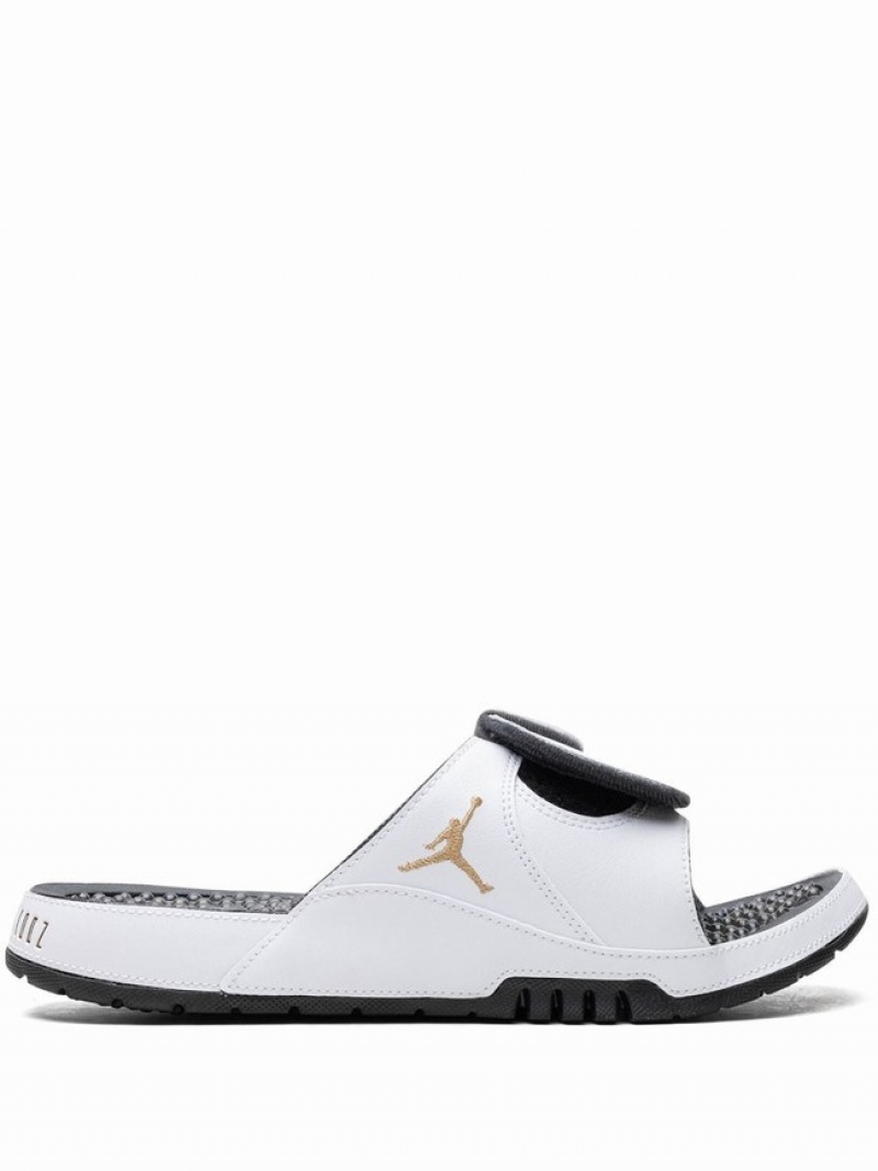 Nike Jordan Hydro XI Gratitude Men\'s Air Jordan Hydro White | EKGYDRF-45