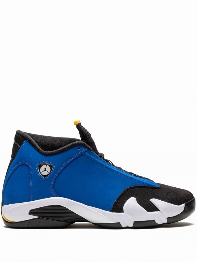 Nike Laney Men\'s Air Jordan 14 Blue / Black | NDKYLEA-25