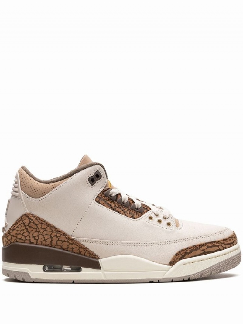 Nike Light Orewood Brown Men\'s Air Jordan 3 Beige | NIXHKYA-74