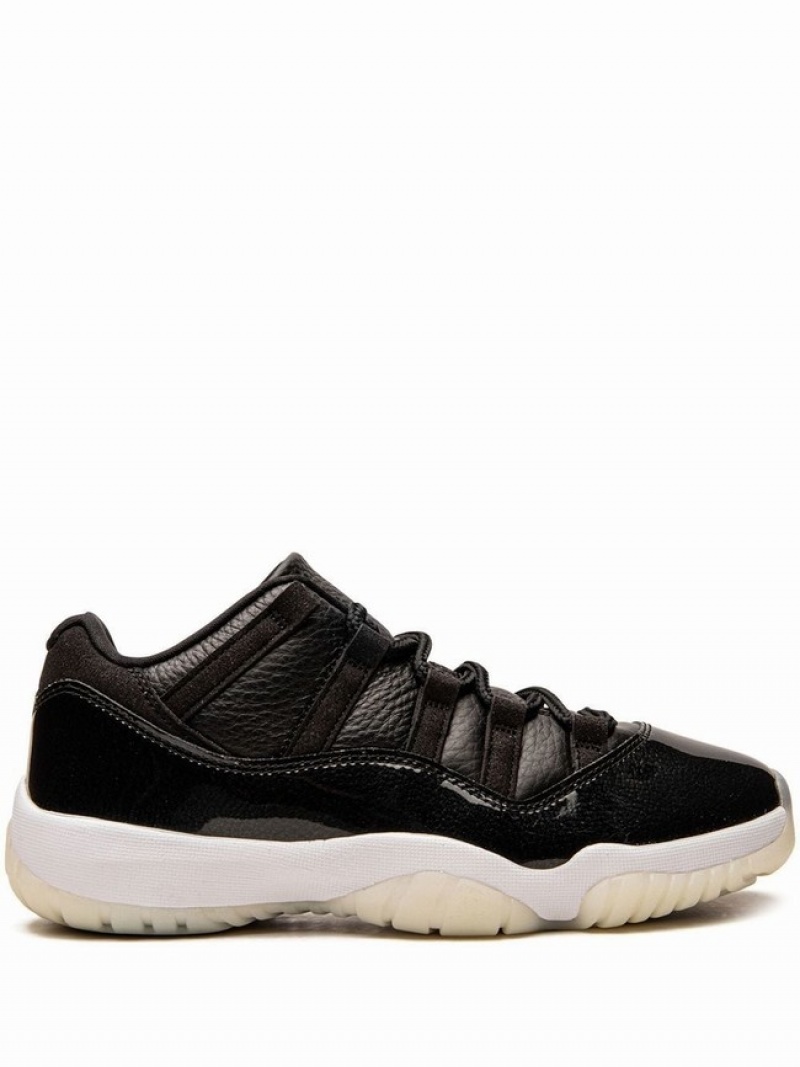 Nike Low 72-10 Men\'s Air Jordan 11 Black | RBWKTQL-09