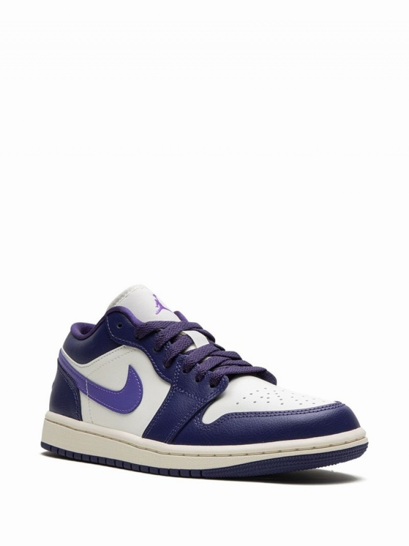 Nike Low Action Grape Women's Air Jordan 1 Purple | UQORAEZ-86