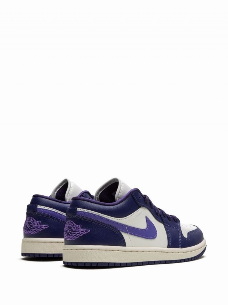 Nike Low Action Grape Women's Air Jordan 1 Purple | UQORAEZ-86