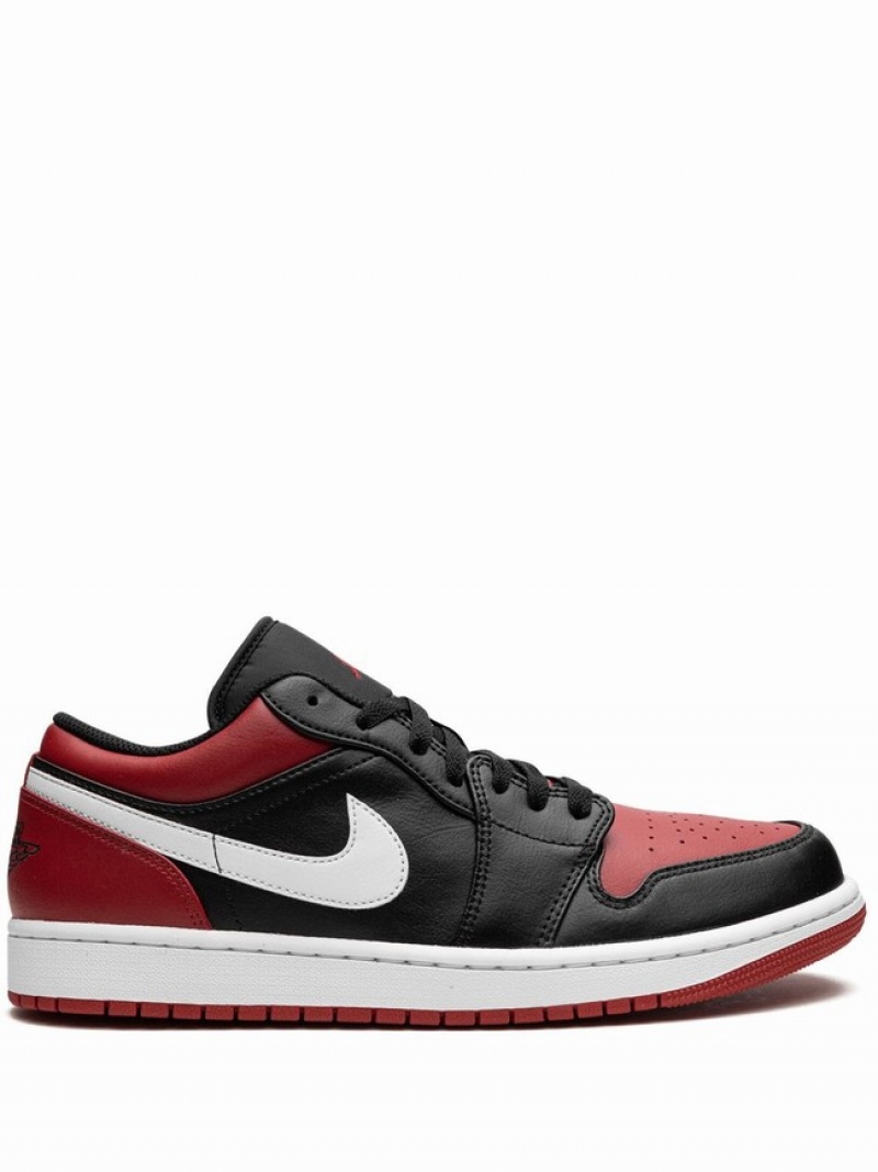 Nike Low Alternate Bred Toe Men\'s Air Jordan 1 White / Black / Red | UTXOSVD-27