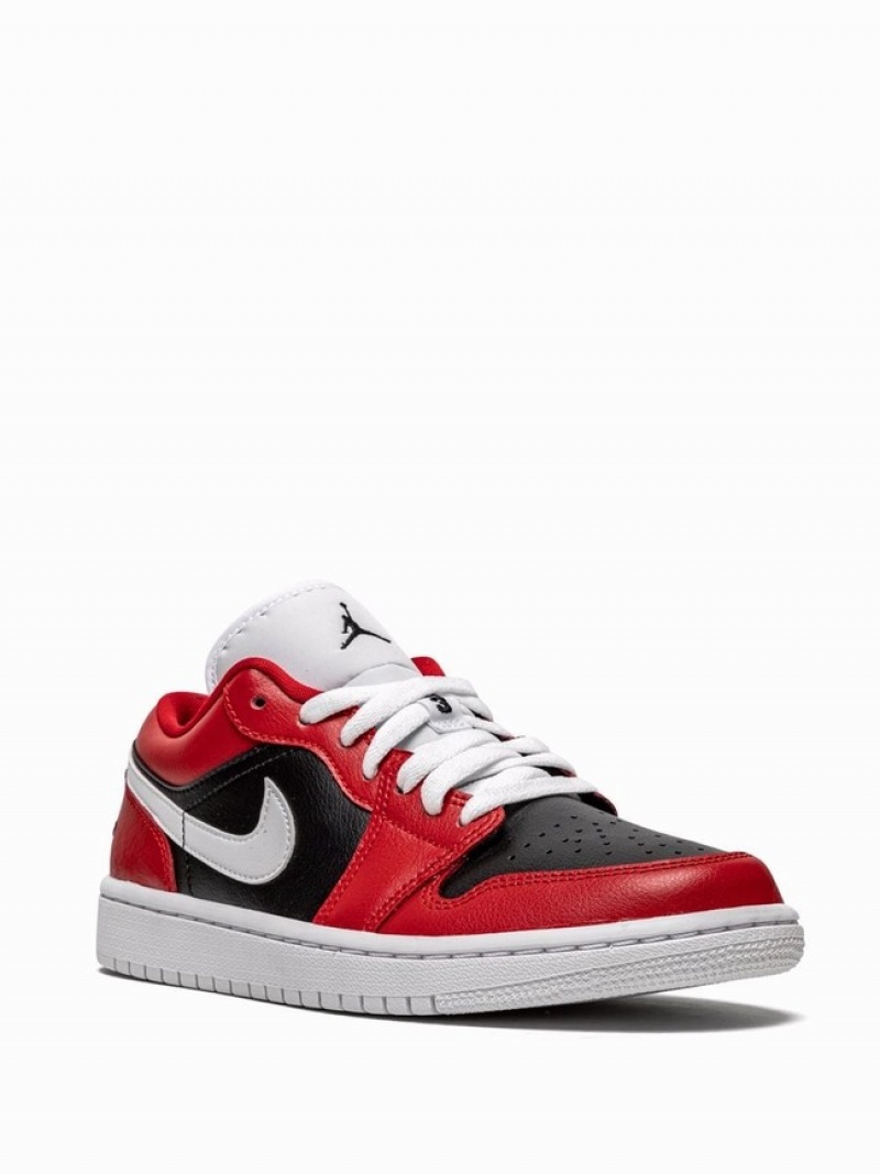 Nike Low Chicago Flip Women's Air Jordan 1 Red / Black | BIAPSDG-42