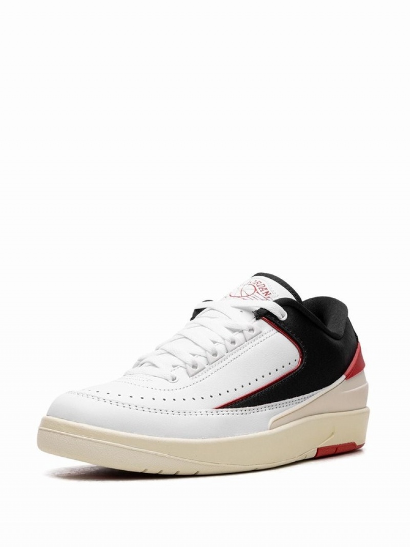 Nike Low Chicago Twist Women's Air Jordan 2 White / Black | BQSHYDU-37