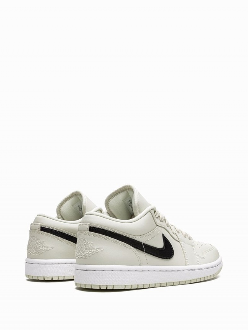 Nike Low Coconut Milk Women's Air Jordan 1 White | UJBWEZS-73