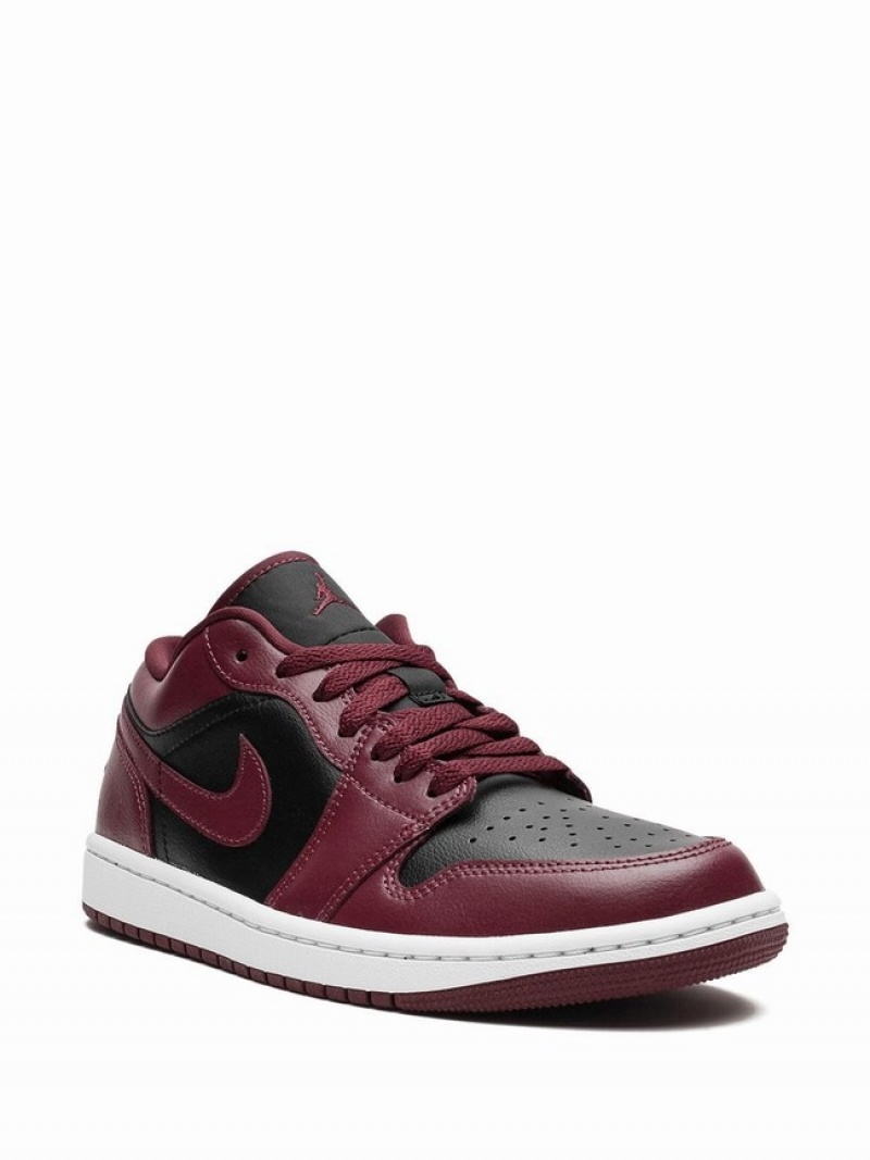 Nike Low Dark Beetroot Women's Air Jordan 1 Burgundy | YTWSBPE-52