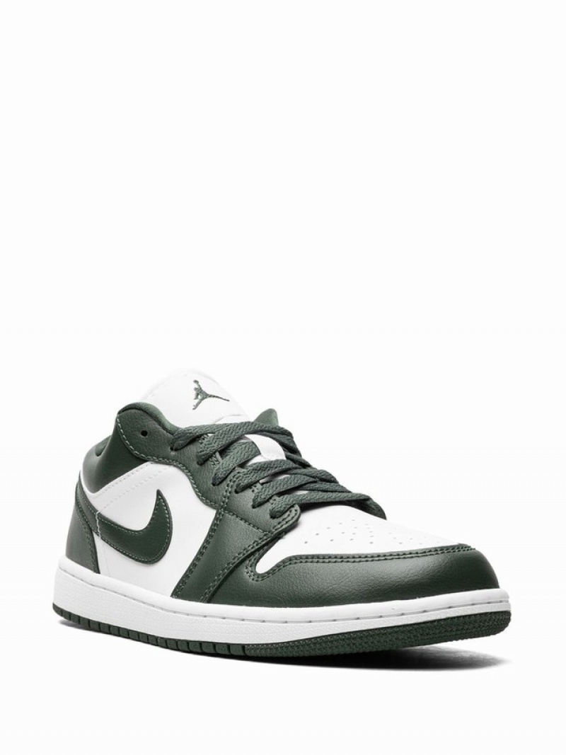 Nike Low Galactic Jade Women's Air Jordan 1 Green / White | BFXCEVD-86