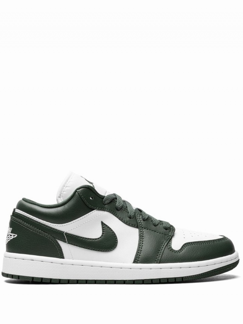 Nike Low Galactic Jade Women\'s Air Jordan 1 Green / White | BFXCEVD-86