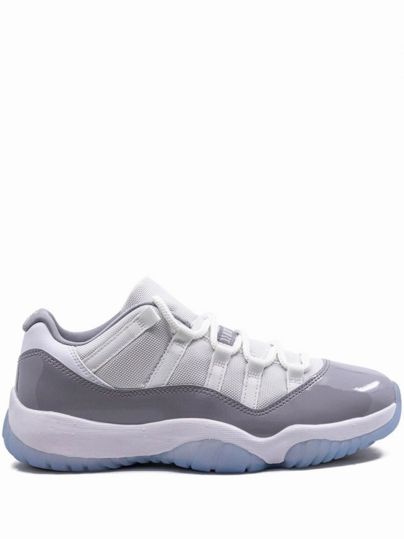 Nike Low Men\'s Air Jordan 11 White / Grey | PGNYIJE-19