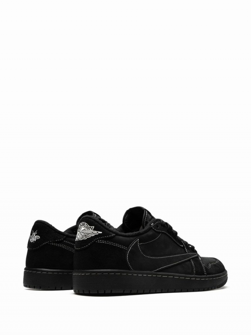 Nike Low OG TS Travis Scott - Black Phantom Women's Air Jordan 1 Black | KVDAMNH-21