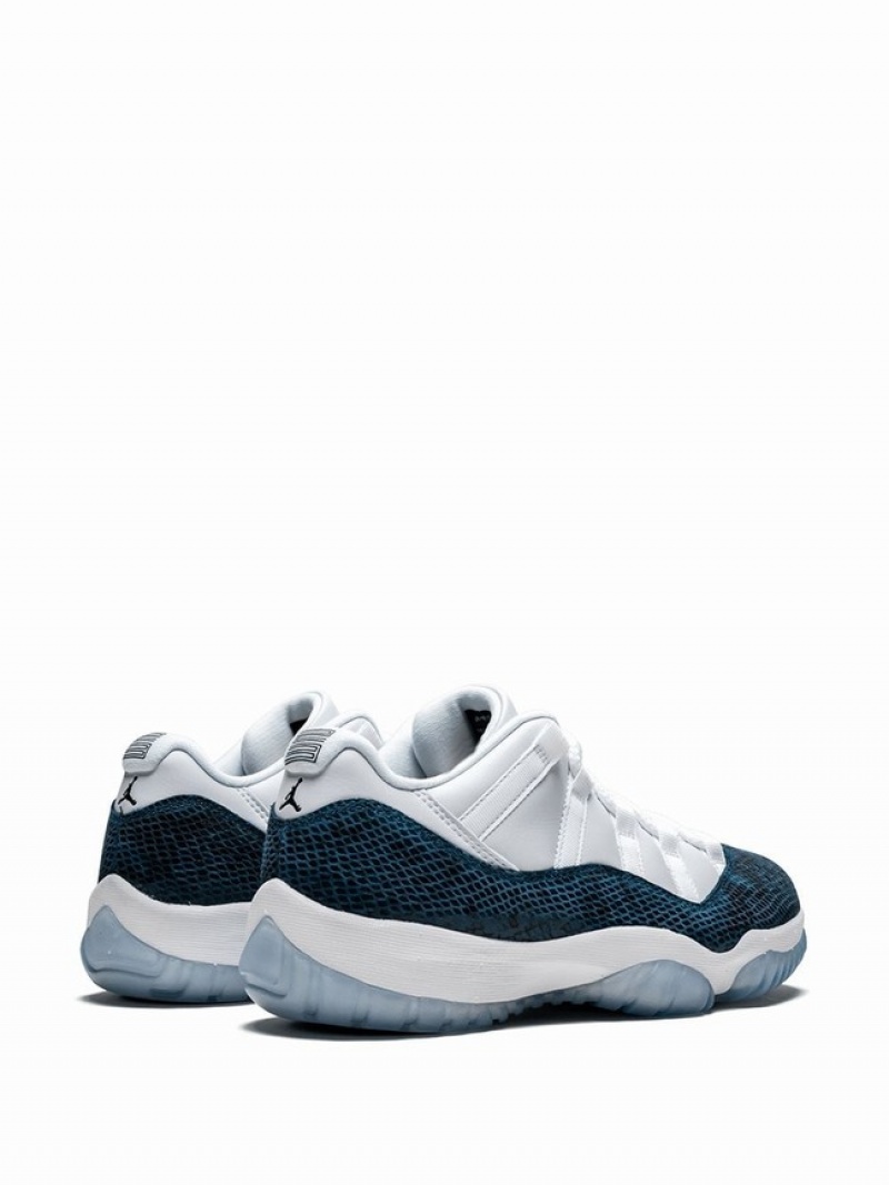 Nike Low Retro Blue Snakeskin Women's Air Jordan 11 Blue | SHUPILE-37