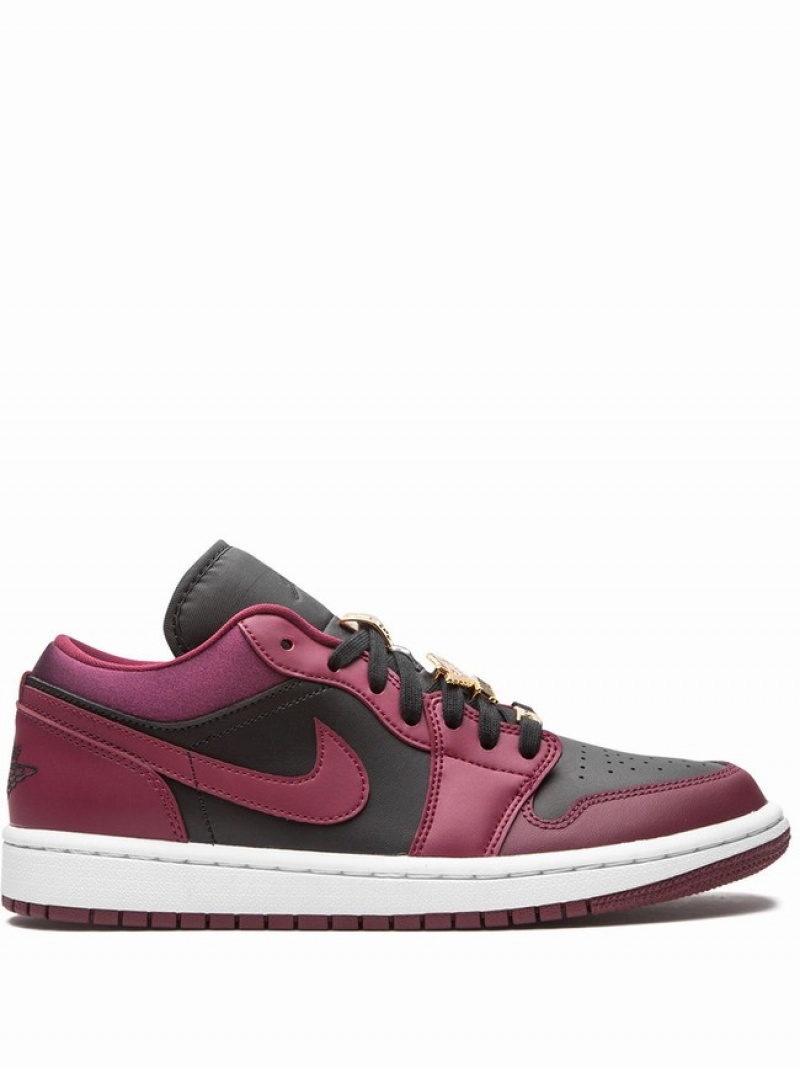 Nike Low SE Beetroot Women\'s Air Jordan 1 Red / Black | PZTLWHY-90