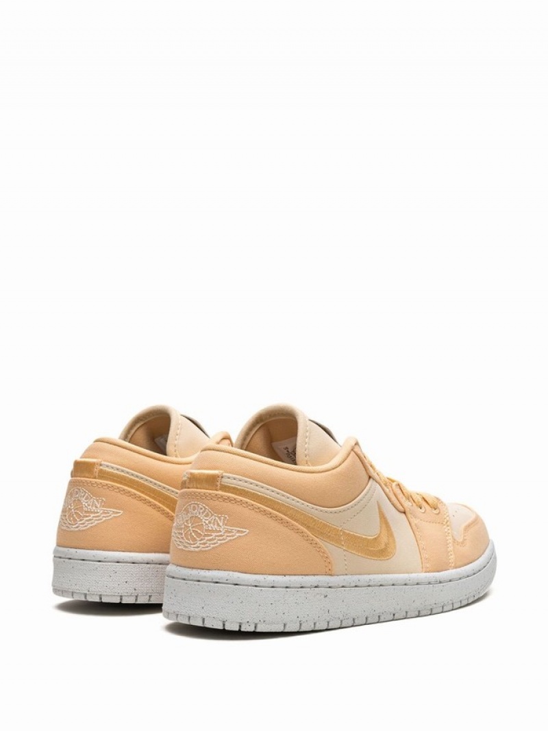 Nike Low SE Celestial Gold Women's Air Jordan 1 Light Orange | GXWABJS-08