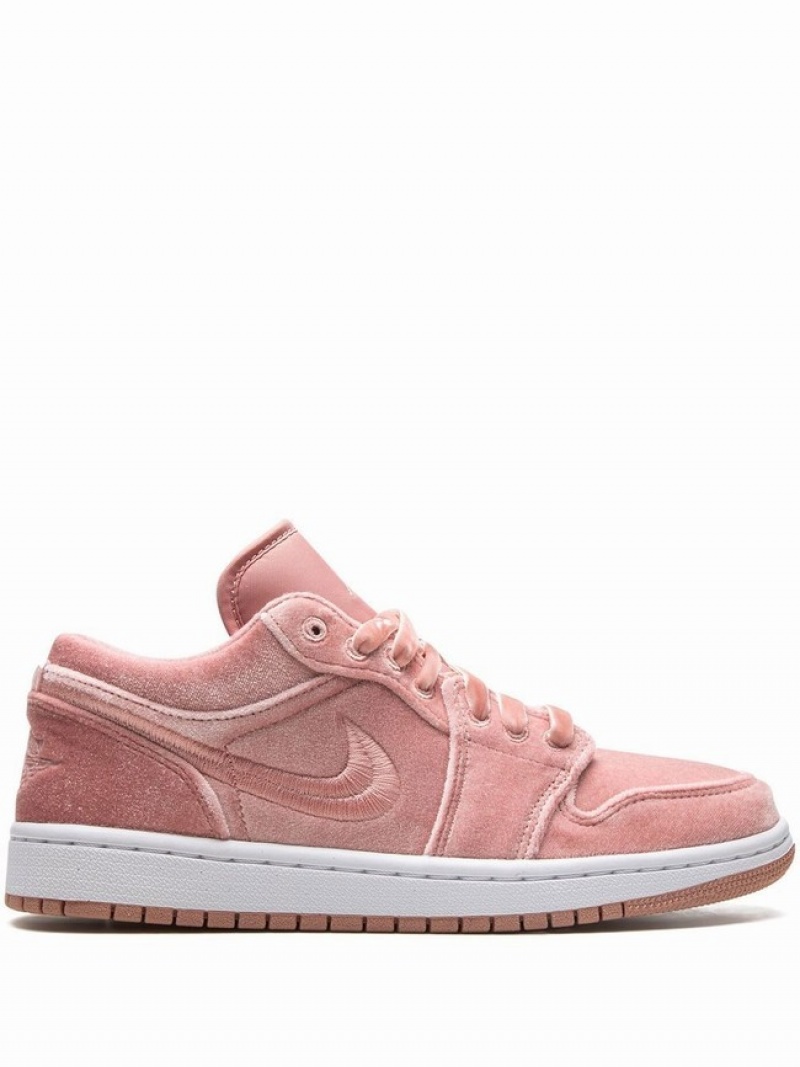 Nike Low SE Pink Velvet Women\'s Air Jordan 1 Pink | VOWUBTF-49