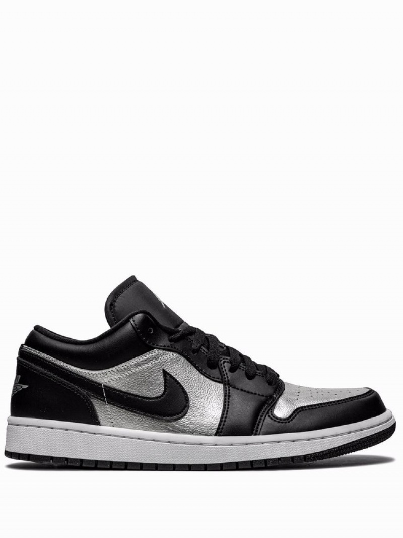 Nike Low SE Silver Toe Women\'s Air Jordan 1 Silver | NAXJPUO-23