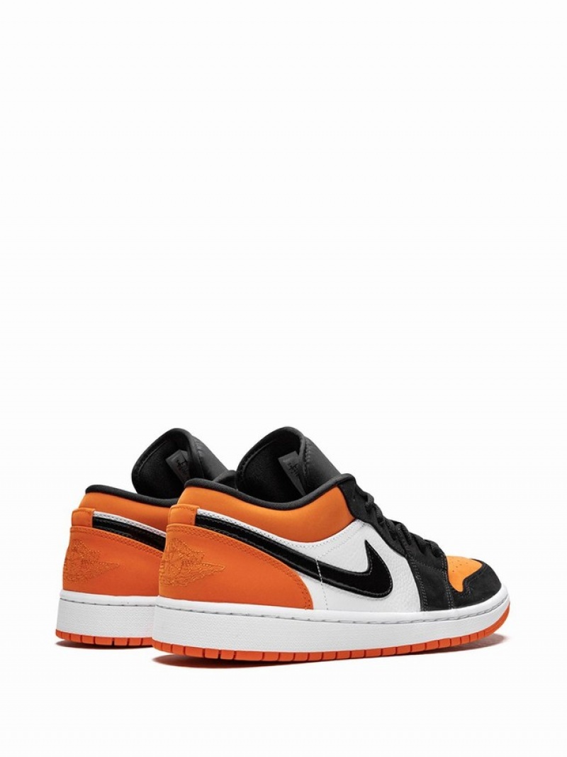 Nike Low Shattered Backboard Women's Air Jordan 1 White / Black / Orange | JUFVQXW-71